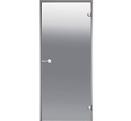 Дверь Harvia с алюминиевой коробкой 8х19 (стекло сатин, артикул DA81905)