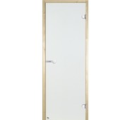 Дверь стеклянная Harvia 8х21 (коробка ольха, стекло прозрачное, артикул D82104L)
