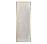 Дверь стеклянная Harvia 9х21 (коробка сосна, стекло сатин, артикул D92105M)