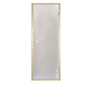 Дверь стеклянная Harvia 9х21 (коробка ольха, стекло сатин, артикул D92105L)