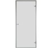 Дверь Harvia с алюминиевой коробкой 9х19 (стекло сатин, артикул DA91905)