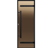Дверь Harvia с алюминиевой коробкой Legend 7х19 (стекло бронза, артикул DA71901L)