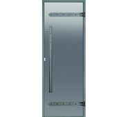 Дверь Harvia с алюминиевой коробкой Legend 7х19 (стекло серое, артикул DA71902L)