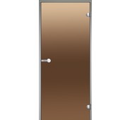Дверь Harvia с алюминиевой коробкой 9х21 (стекло бронза, артикул  DA92101)
