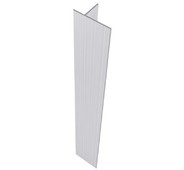 Комплект белых алюминиевых наличников для дверей Harvia 8x19-21 (артикул SAZ066)